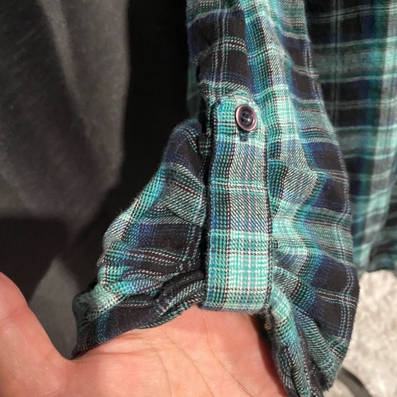 Warehouse One Green Plaid - Picture 2 of 4